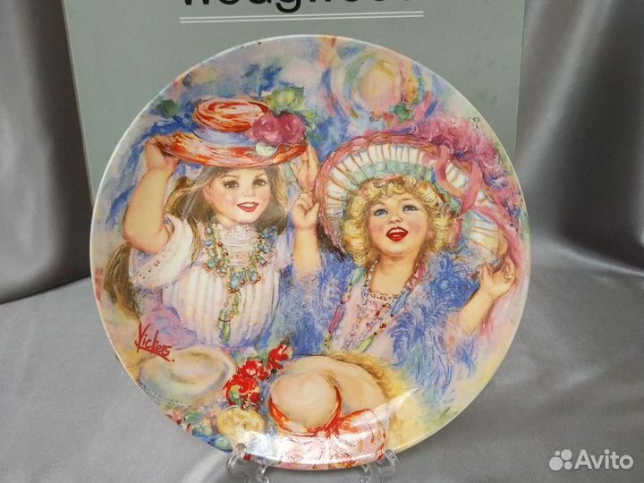 Тарелка декоративная Wedgwood винтаж
