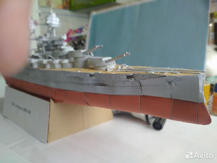 Модель корабля Линкор аризона