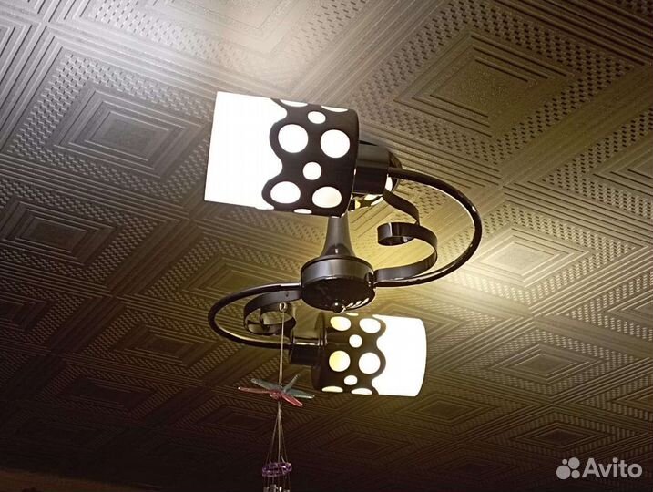 Люстра потолочная бу