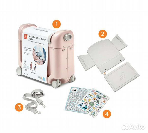 Stokke JetKids pink lemonade новые