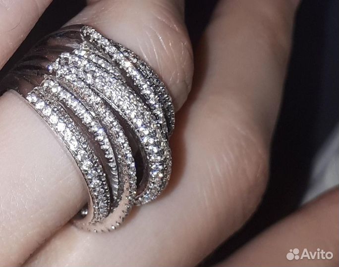 Серебряное кольцо Санлайт 925