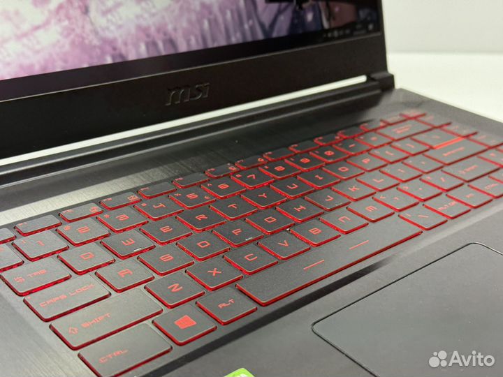 Игровой MSI RTX 3060 I7-10750H 144Hz