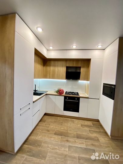 Прямая кухня на заказ. Фабрика в Челябинске