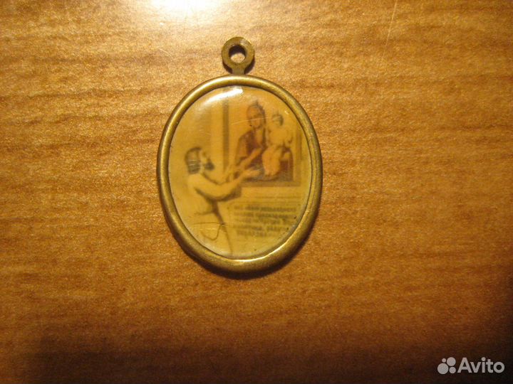 Образок нательный старинный