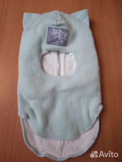 Шапка шлем для девочки р. 48-50