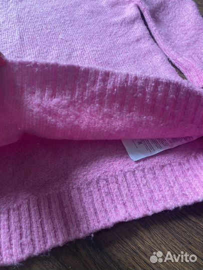 Розовый свитер oversize xs-s-m