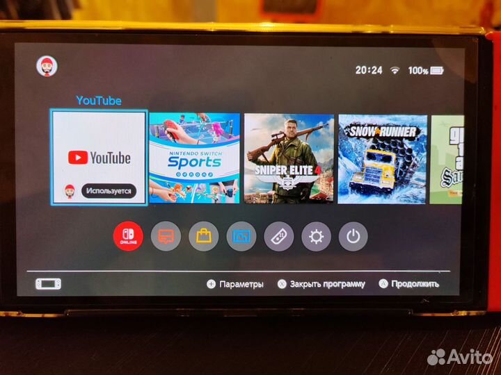 Nintendo switch oled чип