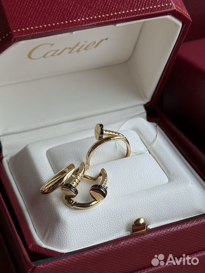 Серьги Cartier гвоздь Желтое Золото 585