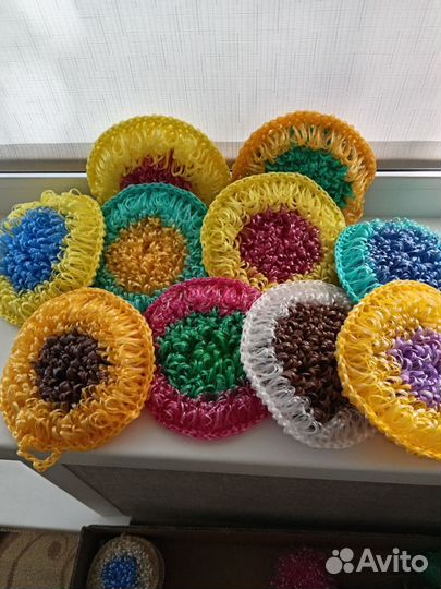 Мочалка ручной работы
