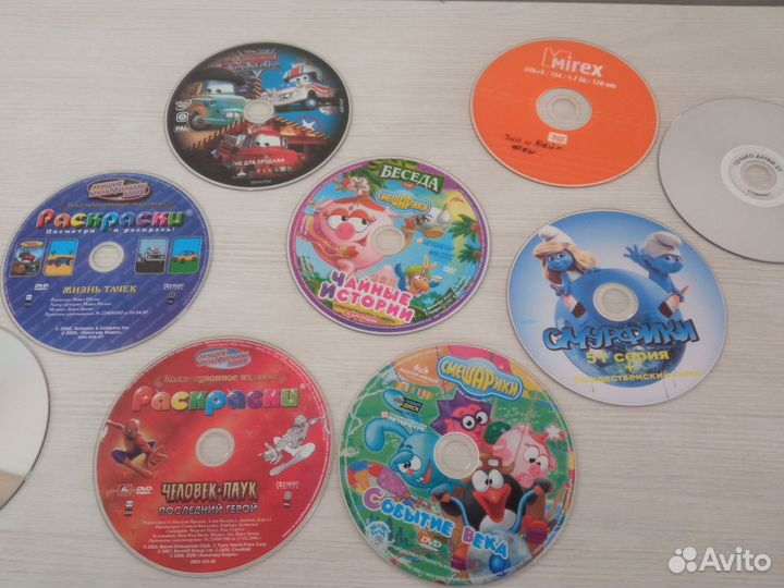 Мультики на дисках для детей