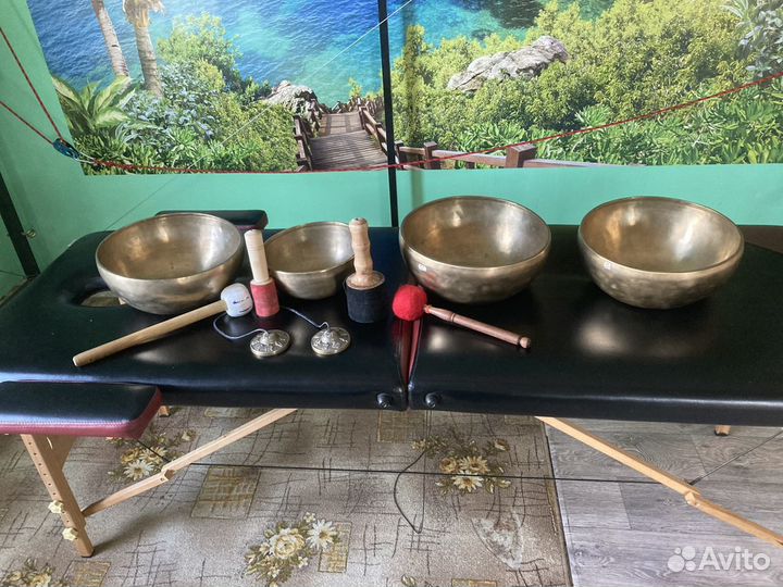 Кованые поющие чаши