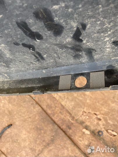 Юбка заднего бампера Skoda Octavia 3 A7