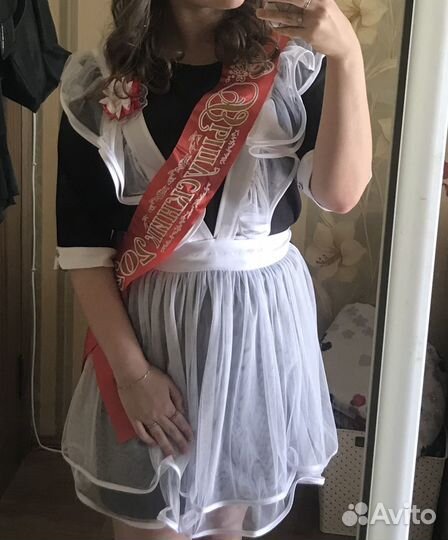 Школьный фартук и платье