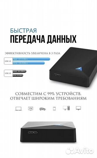 Внешний жесткий диск 1 тб HDD 2,5 1 терабайт