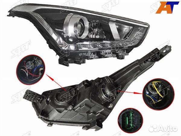 Фара hyundai creta 16-21