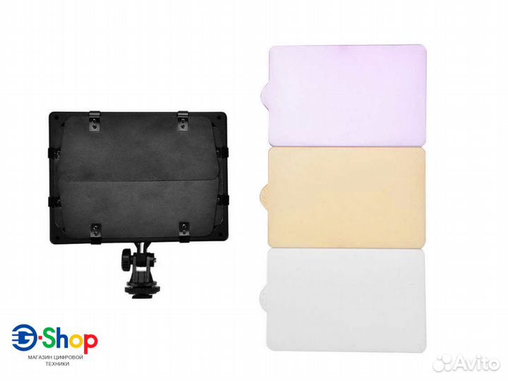 Накамерный видеосвет W160 LED со шторками