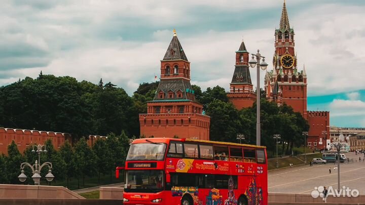 Автобусная экскурсия «city sightseeing» по Москве