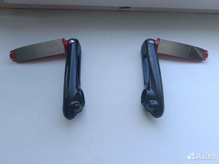 Рога на руль велосипеда с зеркалами