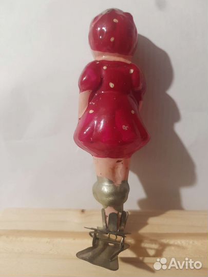 Игрушка ёлочная СССР Земляничка