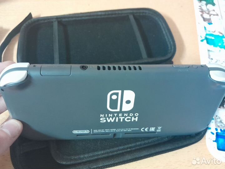 Nintendo Switch lite серая прошитая 128гб