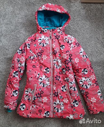 Зимняя куртка для девочки р.140 и 146