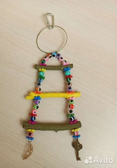 Подвесная игрушка в клетку для птиц