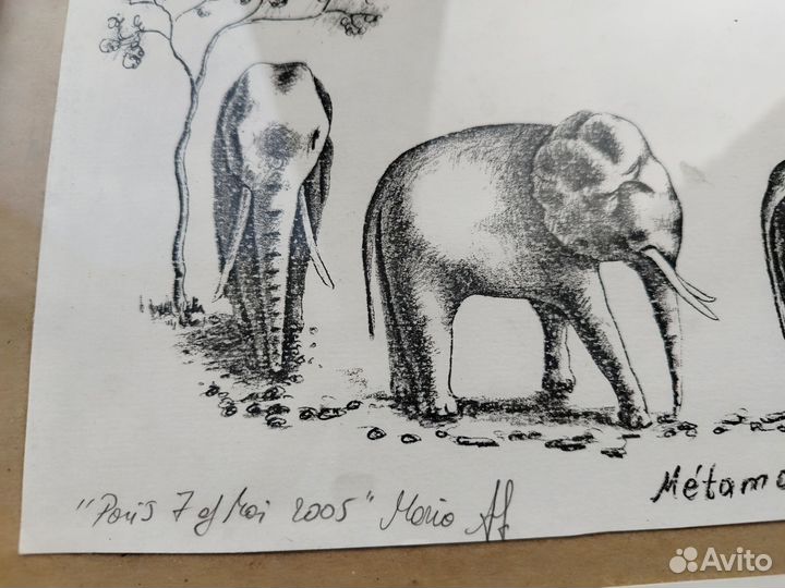 Картина карандашный набросок Франция