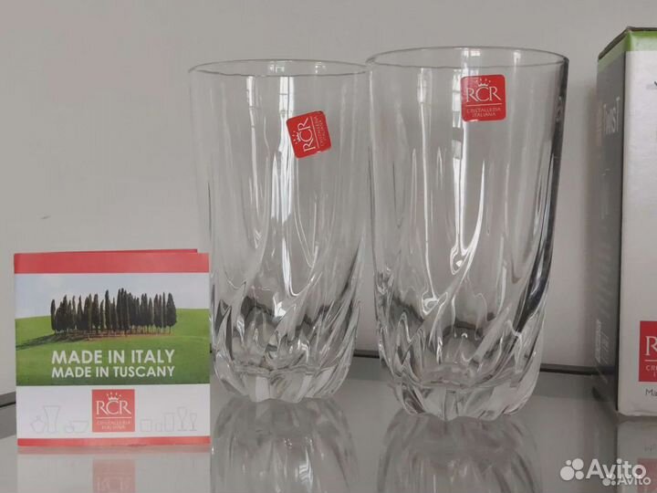 Бокалы Стаканы набор новый Royal kitchen Италия