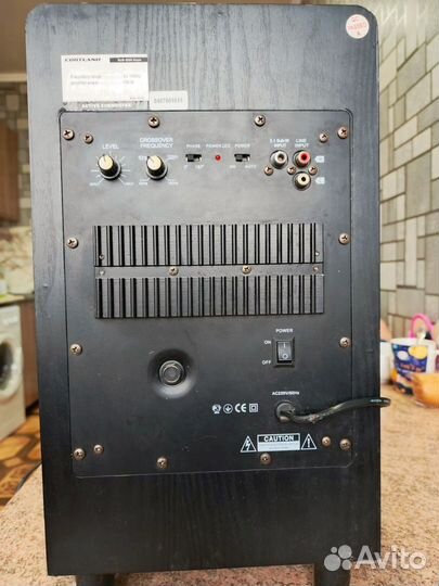 Сабвуфер cortland 5500 black