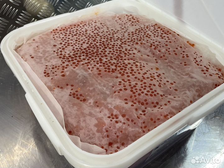 Красная икра кеты горбуши