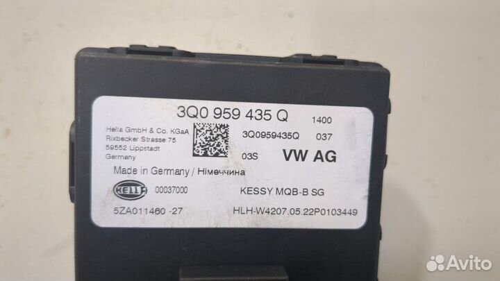 Блок управления бесключевого доступа Volkswagen Ta