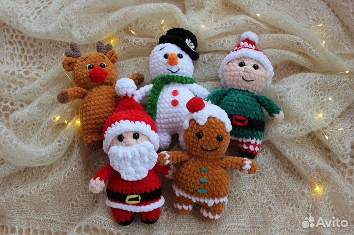 Вязаные игрушки ручной работы