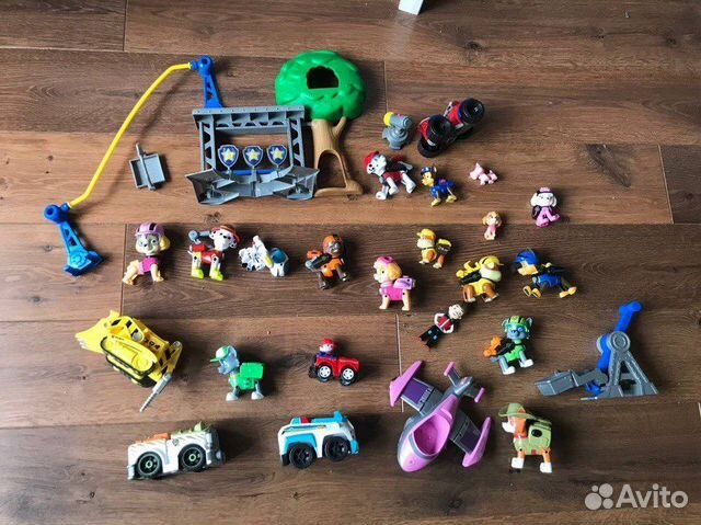 Щенячий патруль пакетом. Разной степени б/у