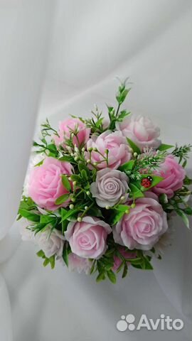 Букет цветов из мыла