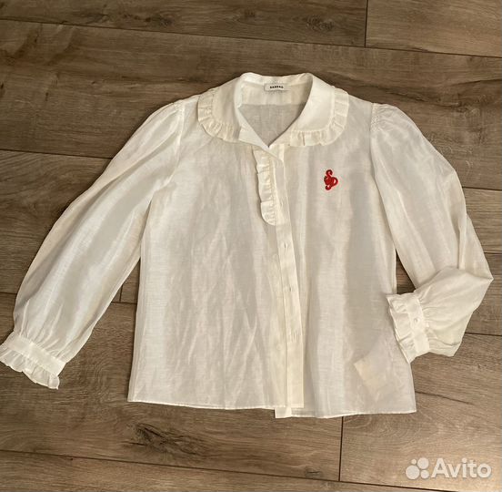 Блуза лен Sandro оригинал