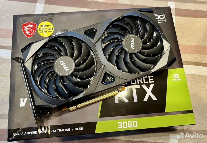 Видеокарта MSI rtx 3060
