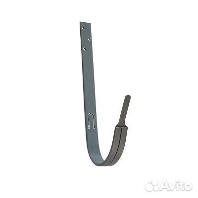 Крюк длинный L260 мм Grand Line PU Matte 125 мм RAL 7024 - серый графит