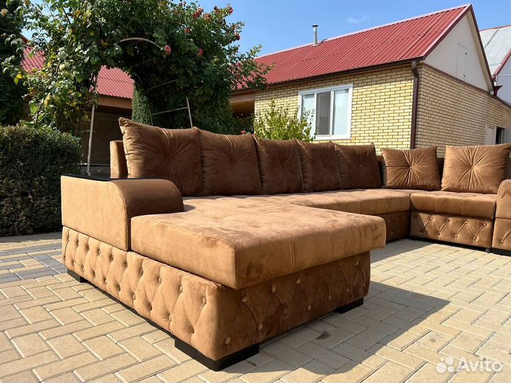 Большой угловой диван Грация