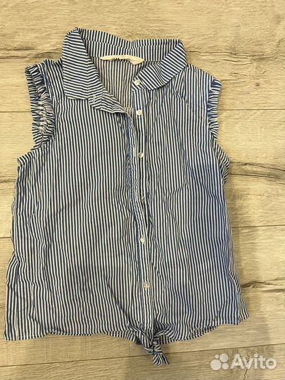 Рубашка летняя для девочки H&M 134