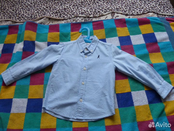 Рубашки GAP, Zara kids, benetton р. 104