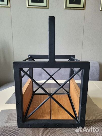 Ящик для бутылок лофт (бутылочница)