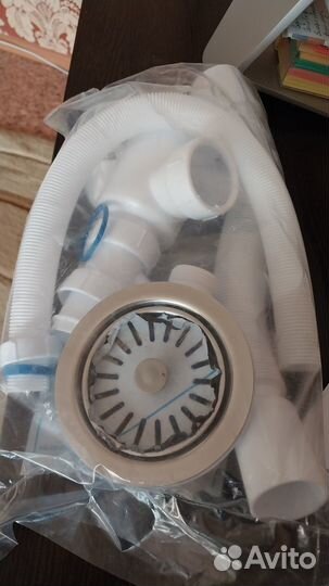 Сифон для кухонной мойки диаметр 90 см