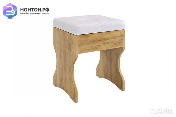 Пуф Виктория-1 дуб крафт золотой