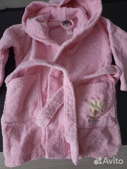 Детский махровый халат 92-98