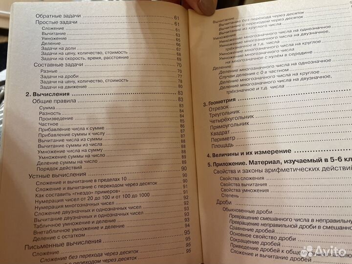 Справочник для начальных классов