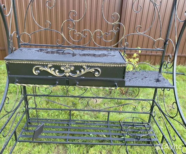 Мангал с печью