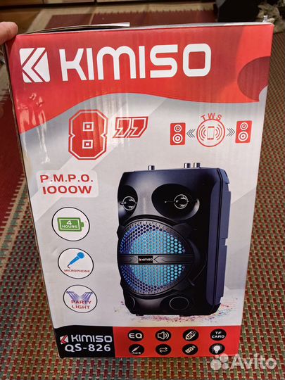 Блютуз колонка kimiso