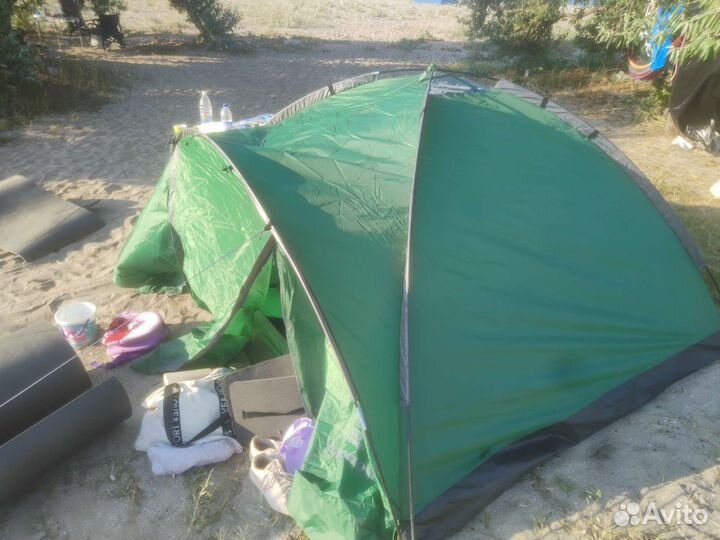 Палатка четырёх местная однослойная