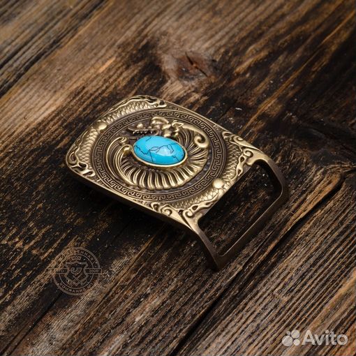 Пряжка ременная с гравировкой