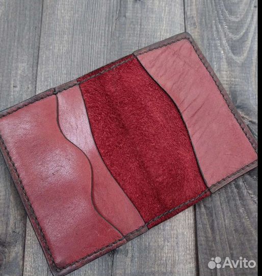 Обложка на паспорт натуральная кожа ручная работа